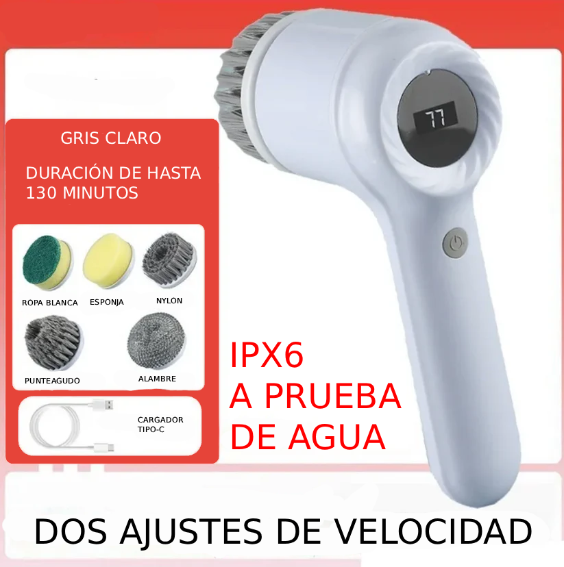 Cepillo Eléctrico de Limpieza para Cocina