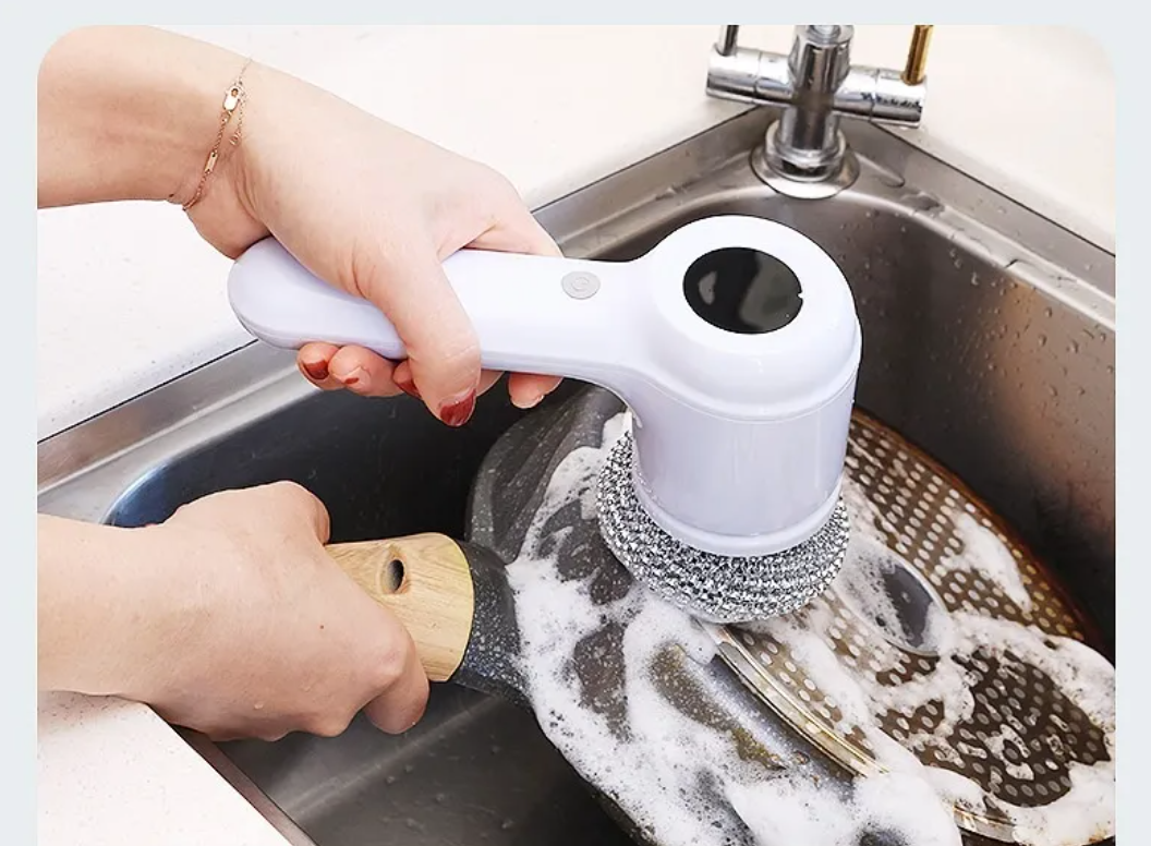 Cepillo Eléctrico de Limpieza para Cocina